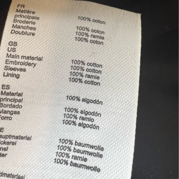 Claudie Pierlot Russe Puff-sleeve cotton mini dress like new condition - Picture 16 of 16